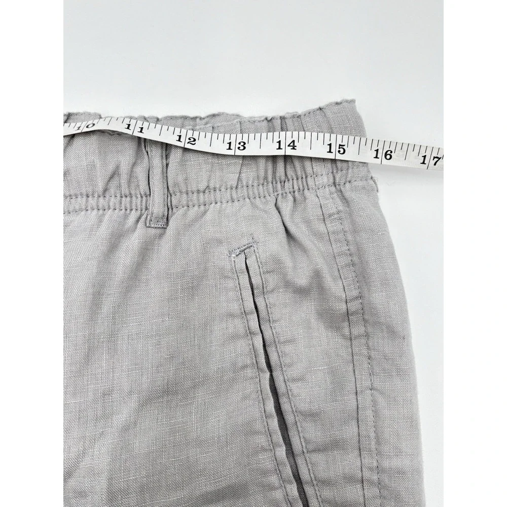 Tasso Elba Men's M Gray 100% Linen Pants 30